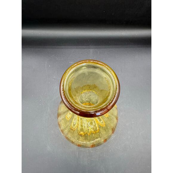 Fenton Candle Glow Yellow American Legacy Decanter Bottle - Picture 5 of 7